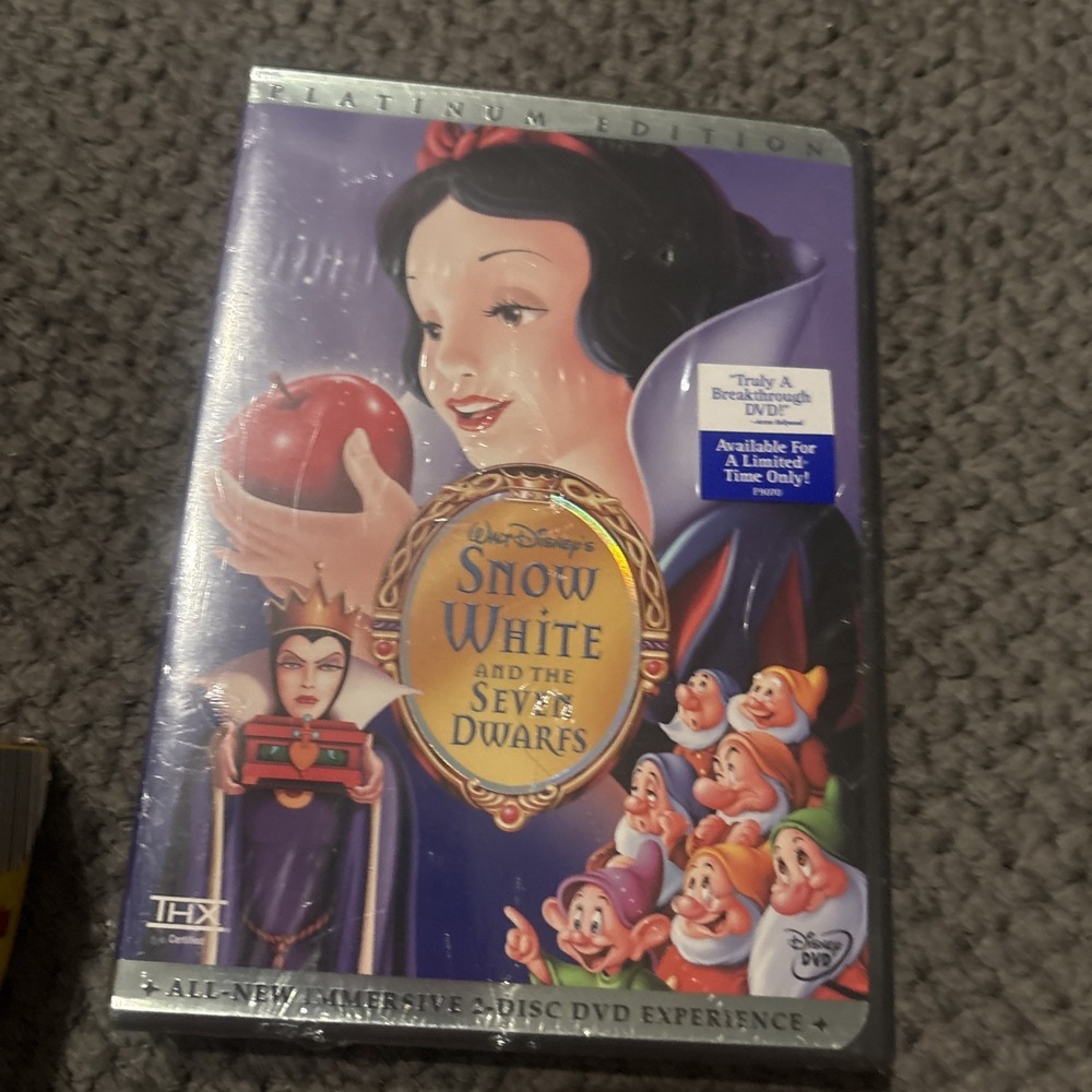 Walt Disney's Snow White and the Seven Dwarfs (1937) DVD BRAND NEW SEALED